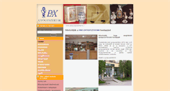 Desktop Screenshot of paxgyogyszertar.hu